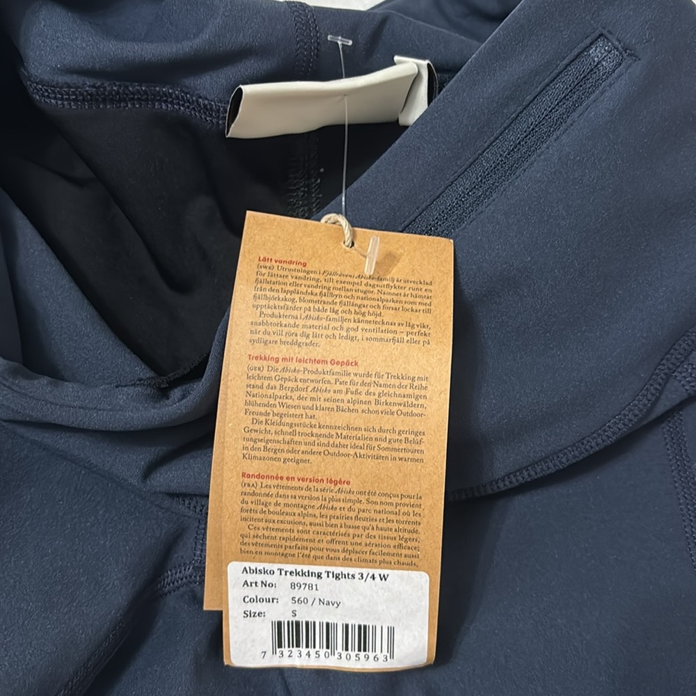 NWT Fjallraven Abisko Trekking Tights 3/4 - Picture 15 of 15
